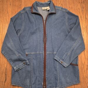 Vintage Koret City Blues Petite Denim Barn Jacket Women’s M 90s Y2K